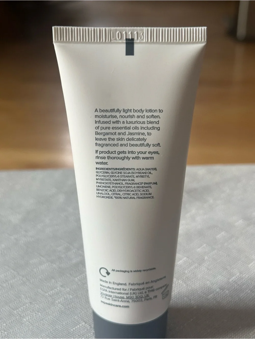 ESPA Bergamot & Jasmine Body Lotion 75ml 2.5 oz Travel Size New